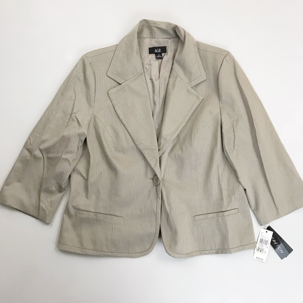 AGB Pinstripe Blazer